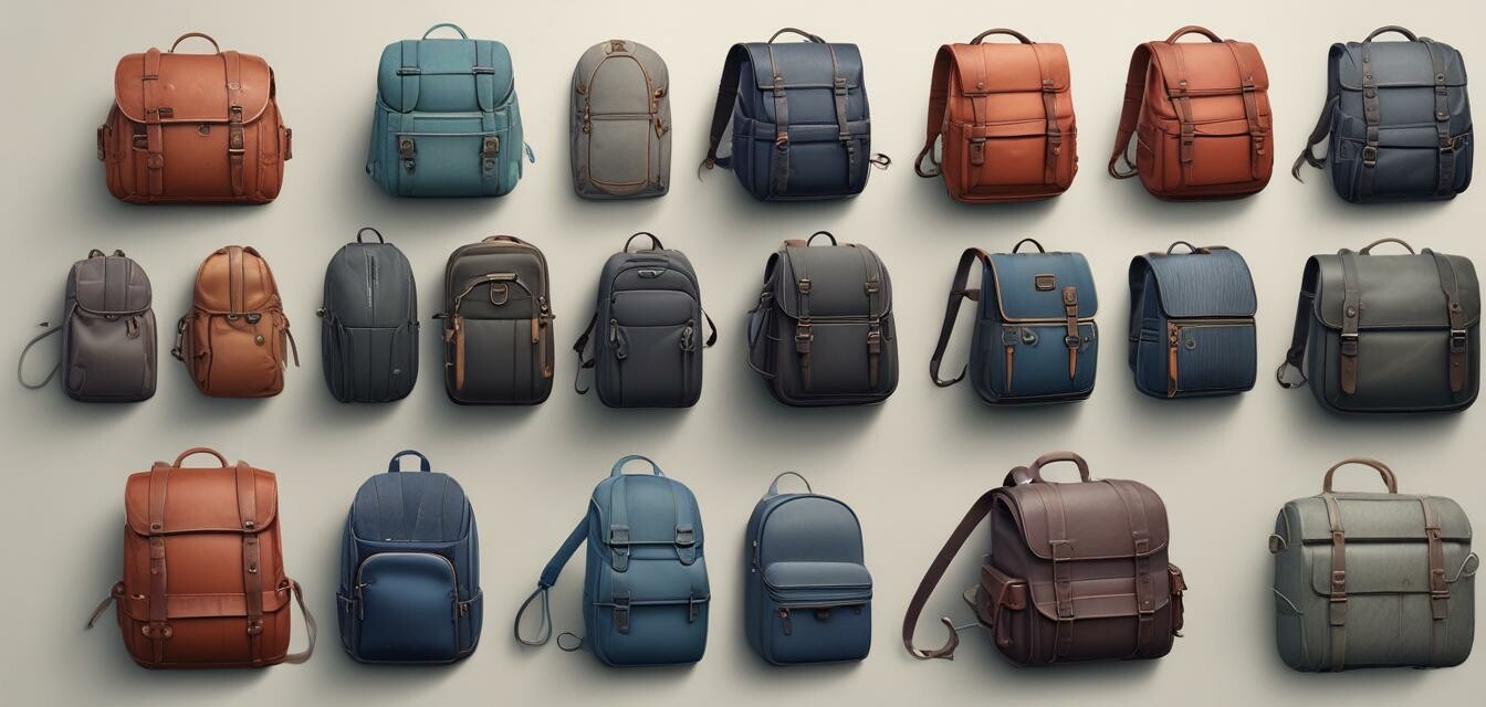 Laptop backpacks in different styles