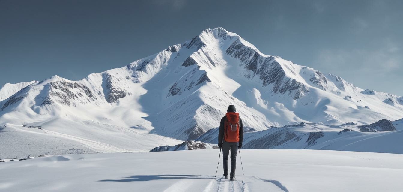 Snow-capped mountain